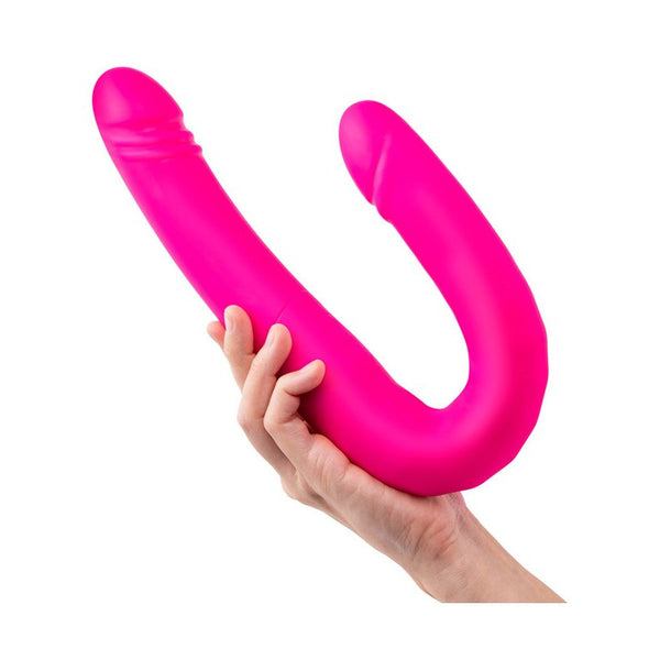 Together Duo Together Double-Ended Vibrating Thrusting Dildo