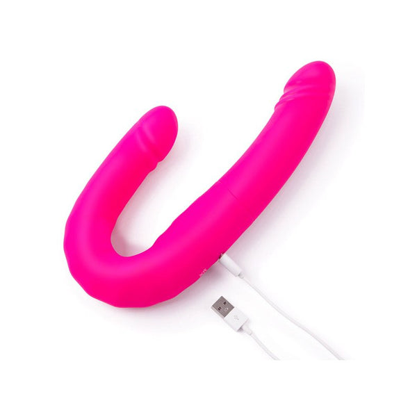 Together Duo Together Double-Ended Vibrating Thrusting Dildo