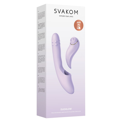 Svakom DuoGlow 2-in-1 Vibrator and Stimulator