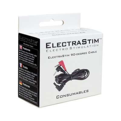 Electrastim Spare Replacement Cable with 90 Degree Plugs