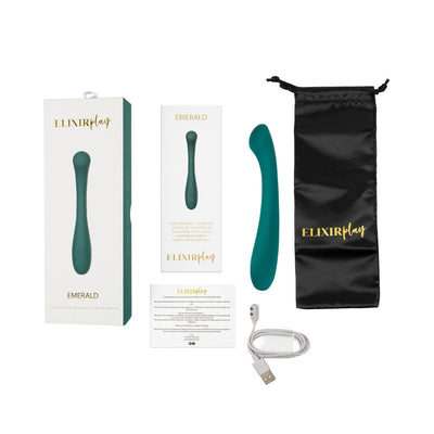 ELIXIR Play Emerald Slim Flexible Vibrator