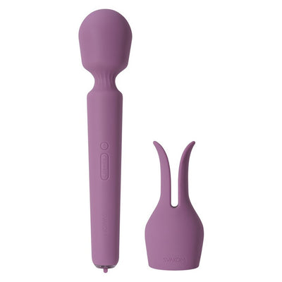 Svakom Emma Neo 2 Rabbit Wand Vibrator with Heating and Removable Rabbit Ears