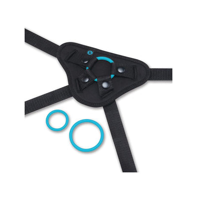 B-Vibe Every Body Strap-On Harness Set with 6in Silicone Dildo Peg
