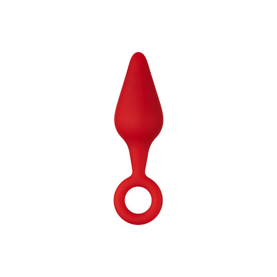 Forto F-10 Silicone Plug With Pull Ring - Colour: RED | Size: S