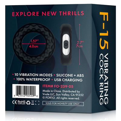 Forto F-15 Vibrating Cock Ring
