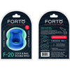 Forto F-20 Balls Stretcher Liquid Silicone - Colour: BLUE | Size: SMALL