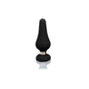 Forto F-21 Tear Drop Anal Plug - Colour: Black