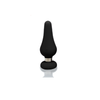 Forto F-21 Tear Drop Anal Plug - Colour: Black