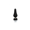 Forto F-21 Tear Drop Anal Plug - Colour: Black