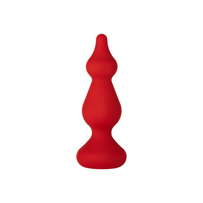Forto Pointer Tiered Anal Toy - Colour: Red