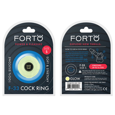 Forto 100% Liquid Silicone C-Ring Glow