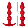 Forto Spiral Anal Beads 6.5 Inch