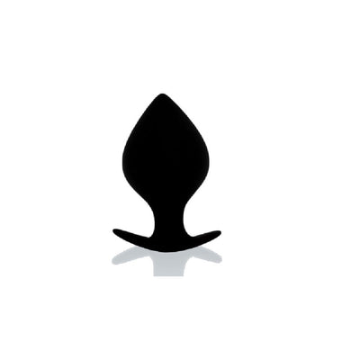 Forto Spade Silicone Anal Plug - Colour: BLACK | Size: L