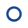 Forto F-64 40mm 100% Silicone Wide Ring - Colour: Blue