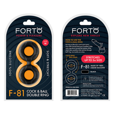 Forto F-81 Double Ring Liquid Silicone 47mm