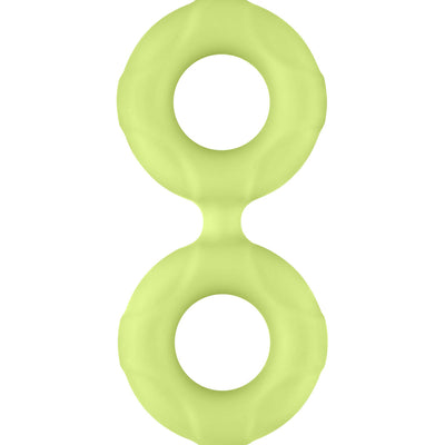 Forto Double Ring Liquid Silicone 51mm - Colour: GLOW