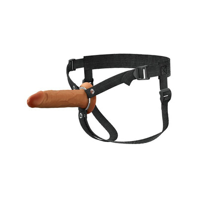 Pipedream Fetish Fantasy Elite Series Fantasy X-Tensions Elite 6 in. Silicone Hollow Strap-on Dual Density