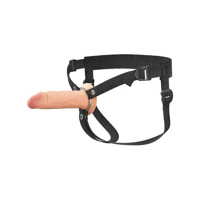 Pipedream Fetish Fantasy Elite Series Fantasy X-Tensions Elite 6 in. Silicone Hollow Strap-on Dual Density - Colour: Light