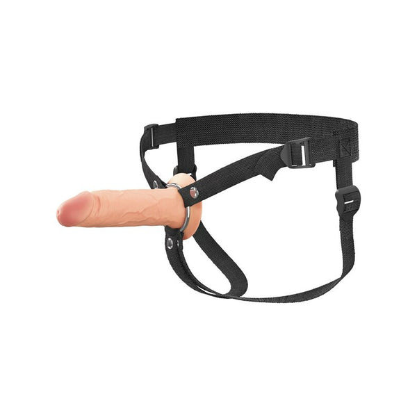 Pipedream Fetish Fantasy Elite Series Fantasy X-Tensions Elite 6 in. Silicone Hollow Strap-on Dual Density - Colour: Light