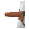 Pipedream Fantasy X-Tensions Elite 6 in. Vibrating Hollow Silicone Strap-On