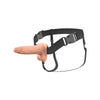 Pipedream Fantasy X-Tensions Elite 6 in. Vibrating Hollow Silicone Strap-On - Colour: Light