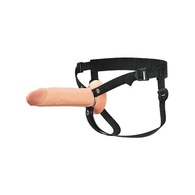 Pipedream Fetish Fantasy Elite Series Fantasy X-Tensions Elite 8 in. Silicone Hollow Strap-on Dual Density - Colour: Light