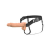 Pipedream Fantasy X-Tensions Elite 8 in. Vibrating Hollow Silicone Strap-On - Colour: Light