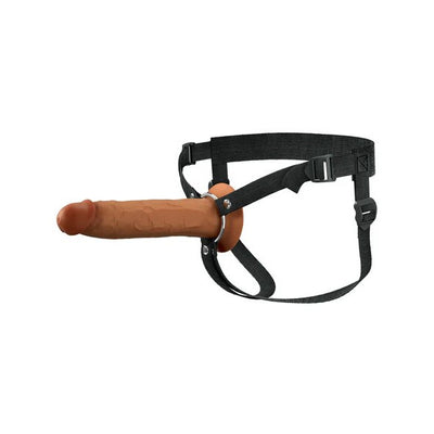 Pipedream Fantasy X-Tensions Elite 9 in. Silicone Hollow Strap-On Dual Density