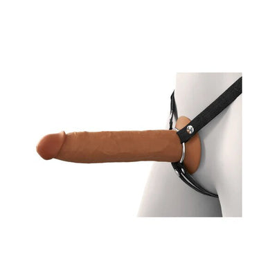 Pipedream Fantasy X-Tensions Elite 9 in. Silicone Hollow Strap-On Dual Density