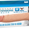 Pipedream Fantasy X-Tensions Elite 9 in. Silicone Hollow Strap-On Dual Density