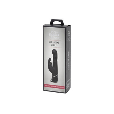 Fifty Shades Of Grey Greedy Girl Rechargeable G-Spot Thrusting Rabbit Vibrator
