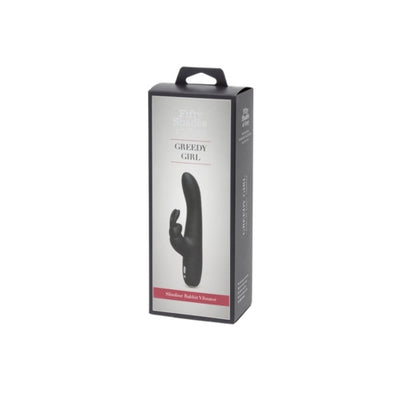 Fifty Shades Of Grey Greedy Girl Rechargeable Slimline Rabbit Vibrator