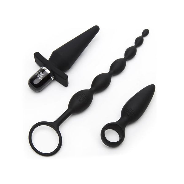 Lovehoney Fifty Shades of Grey Pleasure Overload Take It Slow Gift Set 4 Piece