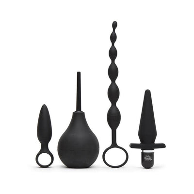 Lovehoney Fifty Shades of Grey Pleasure Overload Take It Slow Gift Set 4 Piece