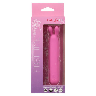 CalExotics First Time Rechargeable Flicker Rabbit Vibrator