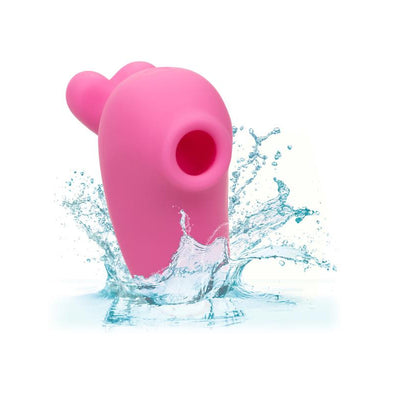 CalExotics First Time Rechargeable Suck And Play Silicone Massager 7cm x 7.5cm