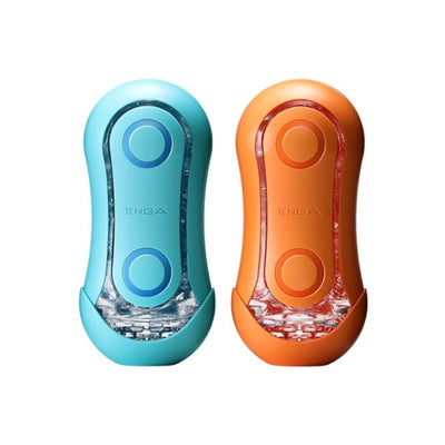 TENGA Flip Orb Male Masturbator - Colour: Sunset Orange