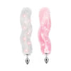 Hott Products Foxy Tail Light Up Faux Fur Butt Plug With Multicolored Light Pattern
