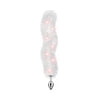 Hott Products Foxy Tail Light Up Faux Fur Butt Plug With Multicolored Light Pattern