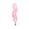 Hott Products Foxy Tail Light Up Faux Fur Butt Plug With Multicolored Light Pattern