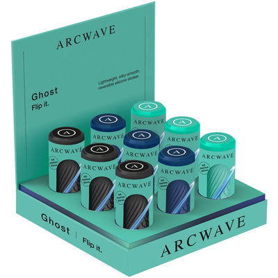 Arcwave Ghost Reversible Textured Stroker - Colour: Black