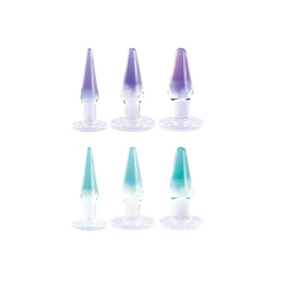 Excellent Power Glitzy Trainer 3 in 1 PVC Anal Plug Kit 4.5"