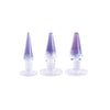 Excellent Power Glitzy Trainer 3 in 1 PVC Anal Plug Kit 4.5"