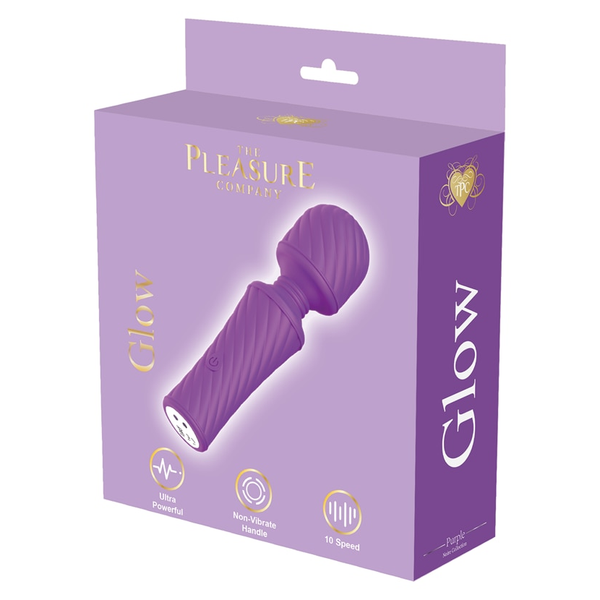 Full Circle The Pleasure Company Glow Purple 5.2 Inches Vibrator