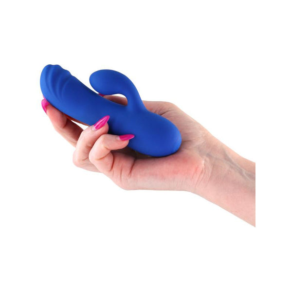 NS Novelties Gold-n-Dreams Sabrina Sapphire Vibrating Rabbit