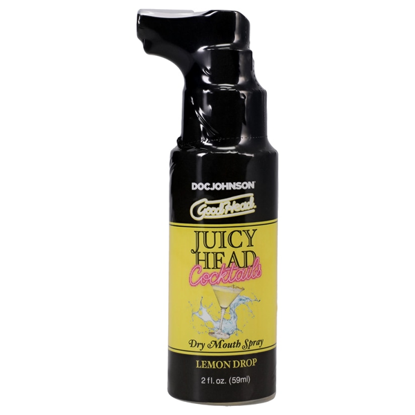 Doc Johnson GoodHead Juicy Head Cocktails Dry Mouth Spray Lemon Drop 2 fl. oz