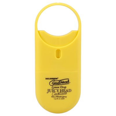 Doc Johnson GoodHead Juicy Head Cocktails Dry Mouth Spray To-Go Lemon Drop 0.30 fl oz