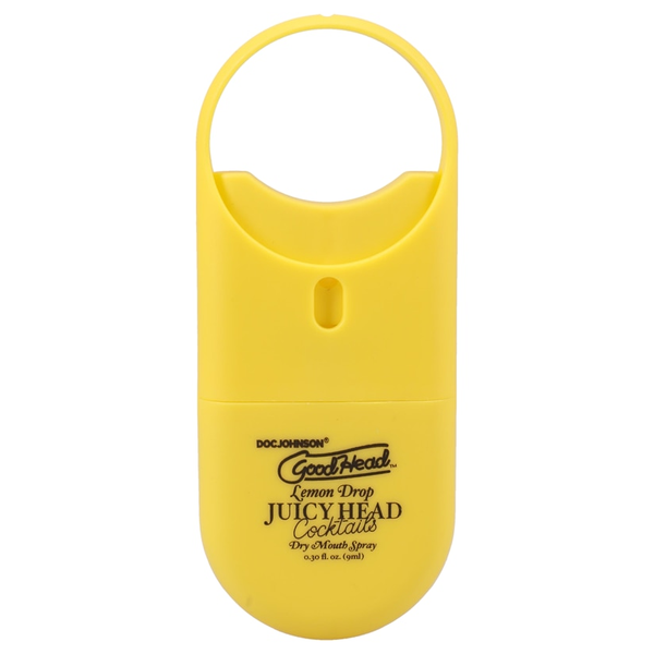 Doc Johnson GoodHead Juicy Head Cocktails Dry Mouth Spray To-Go Lemon Drop 0.30 fl oz