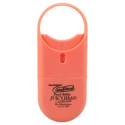 GoodHead Juicy Head Cocktails Dry Mouth Spray To-Go Peach Bellini .30 fl. oz