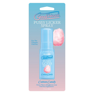 Doc Johnson GoodHead Pussy Licker Spray Cotton Candy 1 fl oz